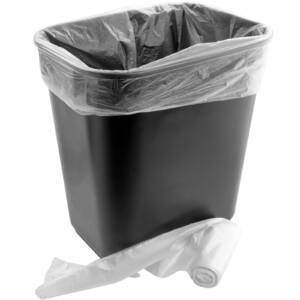 Small office trash cans with liners